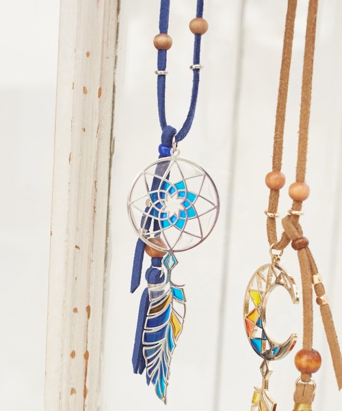 チャイハネ（チャイハネ）の「【チャイハネ】ステンドガラス風タッセルネックレス（ネックレス・レディース・その他1/その他2/その他3/その他4/その他5・FREE）」の5枚目の写真