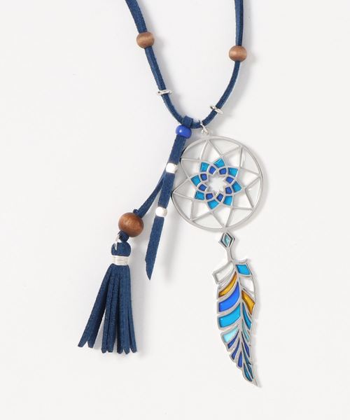 チャイハネ（チャイハネ）の「【チャイハネ】ステンドガラス風タッセルネックレス（ネックレス・レディース・その他1/その他2/その他3/その他4/その他5・FREE）」の9枚目の写真