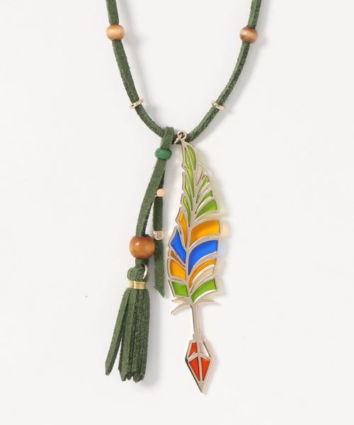 チャイハネ（チャイハネ）の「【チャイハネ】ステンドガラス風タッセルネックレス（ネックレス・レディース・その他1/その他2/その他3/その他4/その他5・FREE）」の7枚目の写真