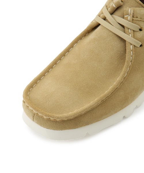 Clarks（クラークス）の「Clarksワラビー　ゴアテックス（スニーカー・メンズ・ブラック/ベージュ・8/7/7.5）」の5枚目の写真