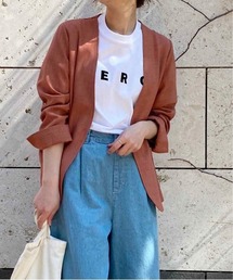 リネンライクカラーレスジャケット