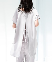 Aunt Marie's | AUNT MARIE'S ハーフスリーブバックスリットシャツ(シャツ/ブラウス)