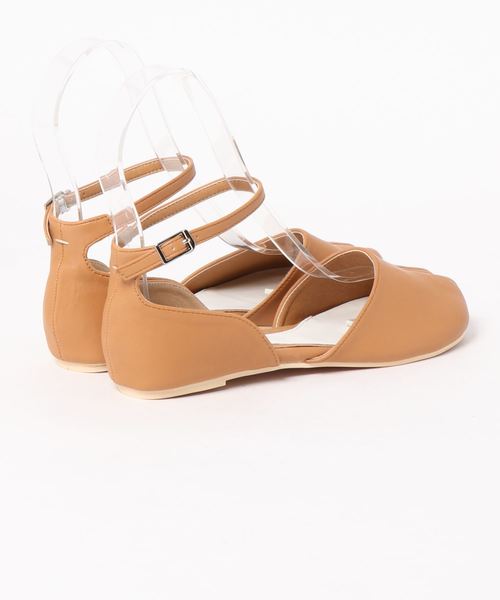 KOBE LETTUCE（コウベレタス）の「足袋サイドカットフラットパンプス（パンプス・レディース・ホワイト/ブラック/キャメル・LL/M/L/S）」の6枚目の写真