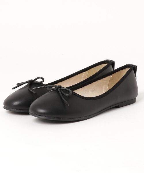 AAA+（サンエープラス）の「AAA / ラウンドトゥやわらかバレエパンプス(3541)（バレエシューズ・レディース・ブラック/ベージュ/ブラック系その他/ブラック系その他2・3L/SS/S/M/L/LL）」の11枚目の写真