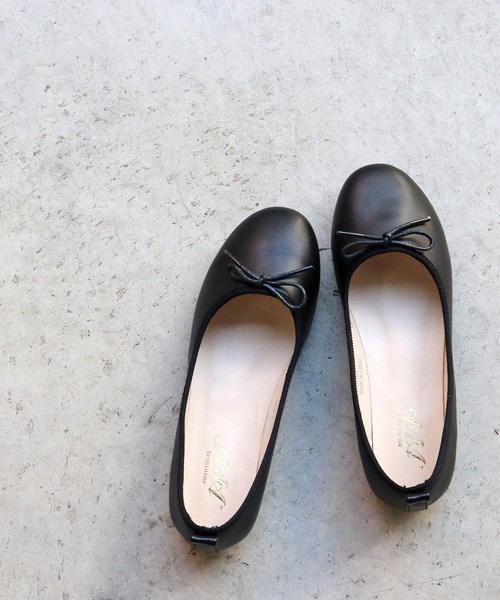 AAA+（サンエープラス）の「AAA / ラウンドトゥやわらかバレエパンプス(3541)（バレエシューズ・レディース・ブラック/ベージュ/ブラック系その他/ブラック系その他2・3L/SS/S/M/L/LL）」の8枚目の写真
