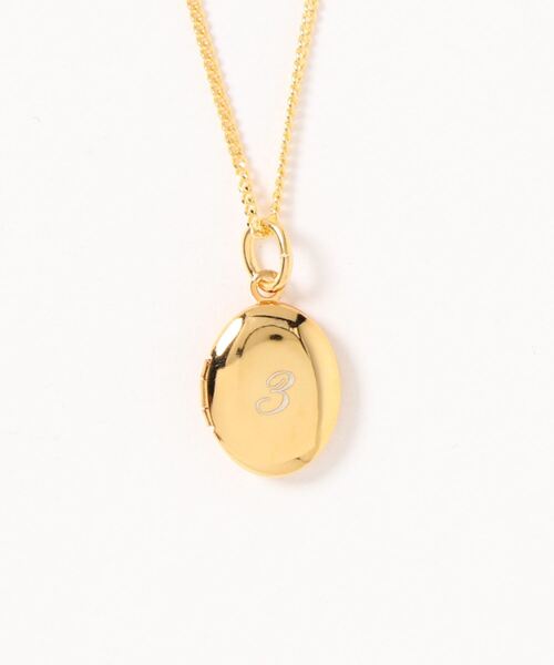 TONE SELECT GOODS（トーンセレクトグッズ）の「【vie】オーバルロケットネックレス（ネックレス・レディース・K/M/R/Y/その他11/その他10/その他9/B/J/Z/その他6/G/O/W/その他1/その他4/E/U/F/N/V/その他8/A/I/Q/その他5/H/P/X/その他7/その他2/C/S/その他3/D/L/T/その他12/その他13/その他14・FREE）」の3枚目の写真