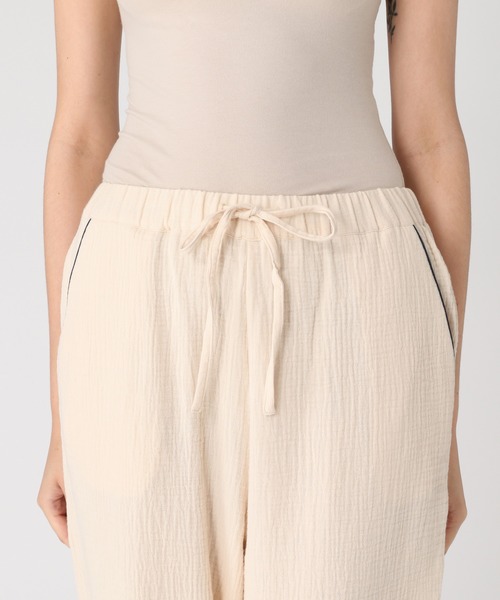 bijorie（ビジュリィ）の「コットンガーゼ パジャマ／半袖（ルームウェア/パジャマ・レディース・ネイビー/アイボリー/ピンク系その他3・FREE）」の17枚目の写真