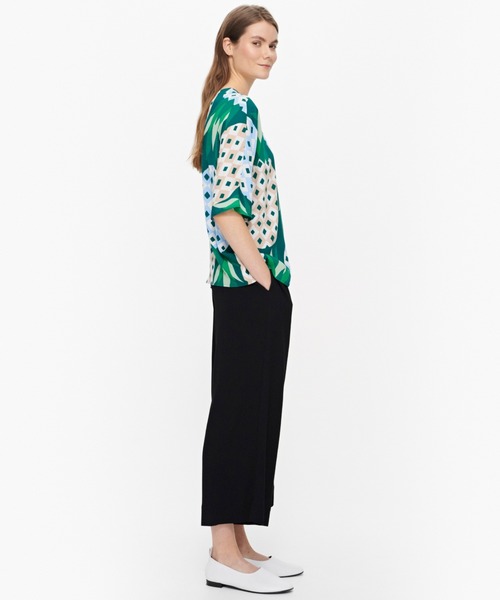Tシャツ・カットソー Acapulco Print Silk-Twill Top marimekko（マリメッコ）の「【Web限定】KATRIELLA ACAPULCO（T