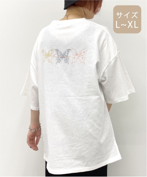apres jour mignon(アプレジュールミニョン)の「【大きいサイズ】アソートプリントTシャツ【ZOZOTOWN限定アイテム】(Tシャツ/カットソー・レディース・ブラック/ブラウン系その他/オフホワイト/イエロー系その他/ホワイト系その他2/オレンジ系その他/その他/ホワイト/ホワイト系その他・X-LARGE)」の5枚目の写真