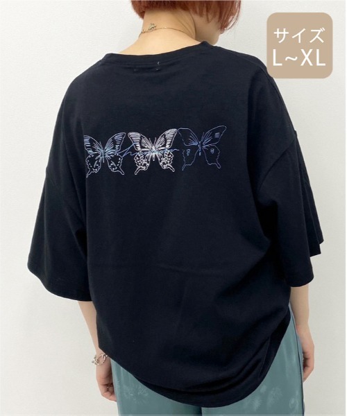 apres jour mignon(アプレジュールミニョン)の「【大きいサイズ】アソートプリントTシャツ【ZOZOTOWN限定アイテム】(Tシャツ/カットソー・レディース・ブラック/ブラウン系その他/オフホワイト/イエロー系その他/ホワイト系その他2/オレンジ系その他/その他/ホワイト/ホワイト系その他・X-LARGE)」の6枚目の写真