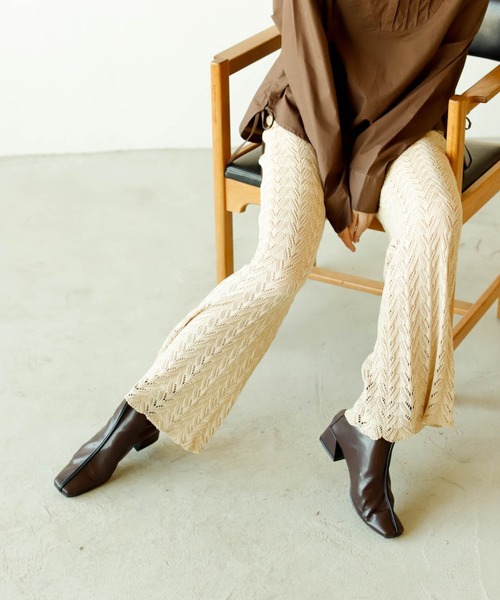 VACANCY（ヴァカンシー）の「パイピングショートブーツ（ブーツ・レディース・ブラック/グレー系その他/ブラウン・LARGE/MEDIUM/SMALL）」の7枚目の写真