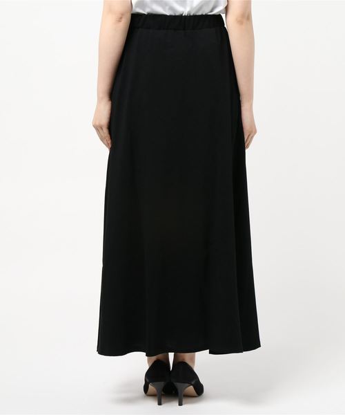 DouDou（ドゥドゥ）の「セットアップ切替スカート（スカート・レディース・ブラック/グレイッシュベージュ・FREE）」の4枚目の写真