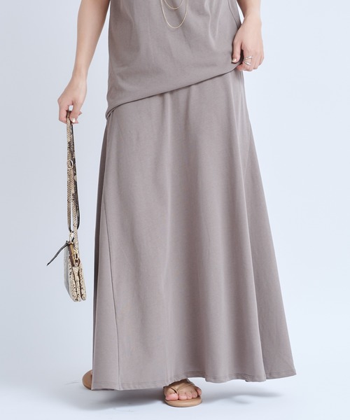 DouDou（ドゥドゥ）の「セットアップ切替スカート（スカート・レディース・ブラック/グレイッシュベージュ・FREE）」の13枚目の写真