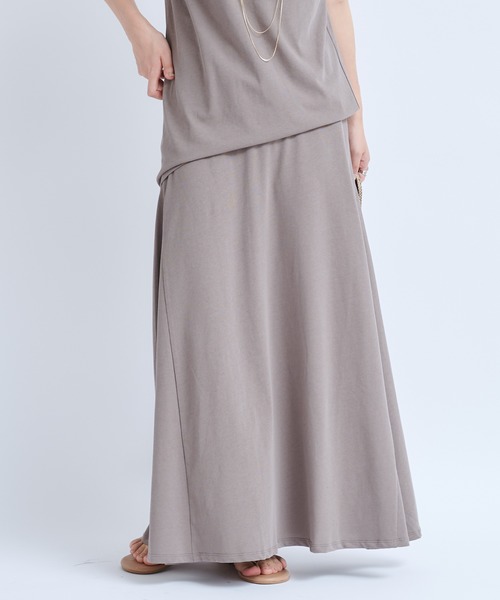 DouDou（ドゥドゥ）の「セットアップ切替スカート（スカート・レディース・ブラック/グレイッシュベージュ・FREE）」の12枚目の写真