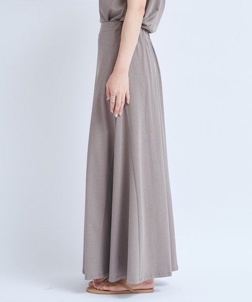 DouDou（ドゥドゥ）の「セットアップ切替スカート（スカート・レディース・ブラック/グレイッシュベージュ・FREE）」の9枚目の写真