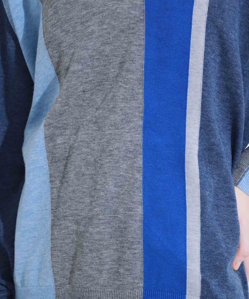 TOGA PULLA（トーガ　プルラ）の「Stripe knit with high neck（ニット/セーター・レディース・レッド/ブルー・36）」の16枚目の写真