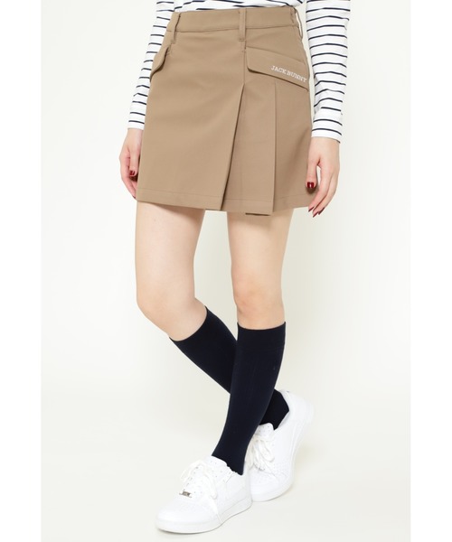 Jack Bunny!!(ジャックバニー)の「【Jack Bunny!!】ストレッチボンディング スカート(スカート)」|ベージュ