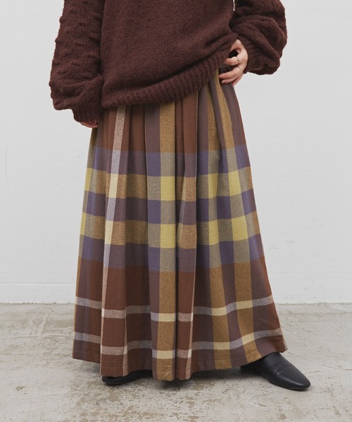 Libra Cue(リブラ キュー)の「ビックチェックボリュームスカート(スカート・レディース・ブラック/レッド/イエロー・FREE)」の17枚目の写真