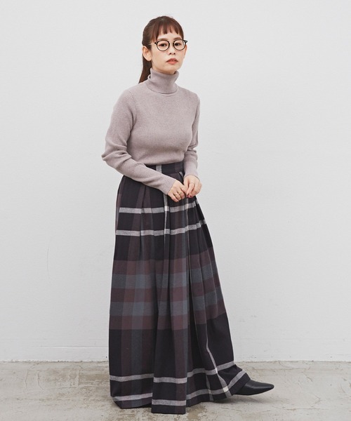 Libra Cue(リブラ キュー)の「ビックチェックボリュームスカート(スカート・レディース・ブラック/レッド/イエロー・FREE)」の12枚目の写真