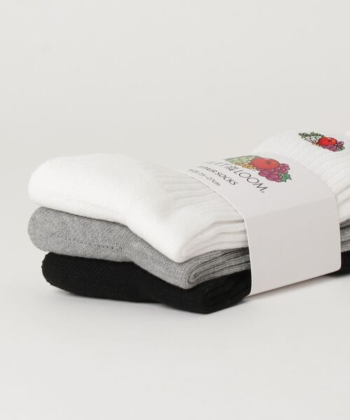 FRUIT OF THE LOOM(フルーツオブザルーム)の「【FRUIT OF THE LOOM】ソリッドカラー底パイル刺繍【3足セット】(ソックス/靴下・レディース・その他/その他1/その他2・MEDIUM/SMALL)」の4枚目の写真