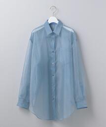 6 ロクROKU SUKE STRIPE SHIRTストライプシャツ シアー 6（ロク）の「＜6(ROKU)＞SUKE STRIPE SHIRT/シャツ ◇（シャツ