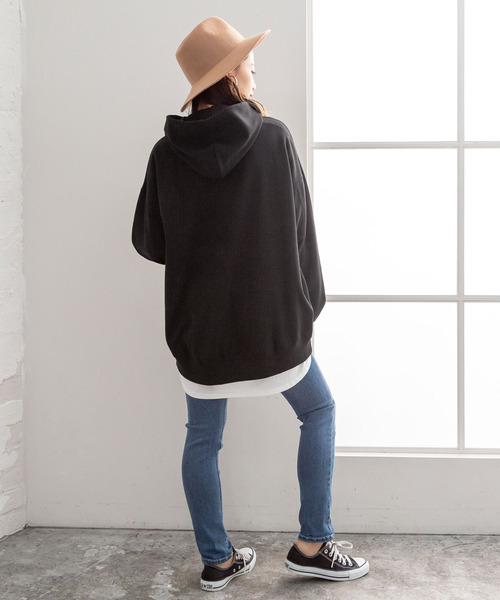 Newlyme（ニューリーミー）の「インナーロンＴ（Tシャツ/カットソー・レディース・ホワイト/ブラック・MEDIUM/LARGE/SMALL/X-LARGE）」の6枚目の写真