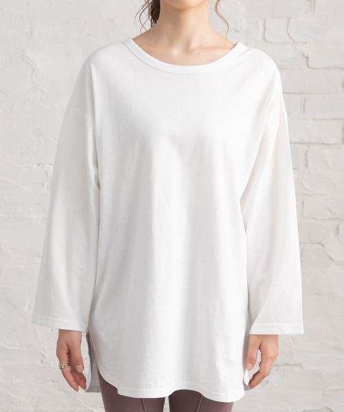 Newlyme（ニューリーミー）の「インナーロンＴ（Tシャツ/カットソー・レディース・ホワイト/ブラック・MEDIUM/LARGE/SMALL/X-LARGE）」の12枚目の写真