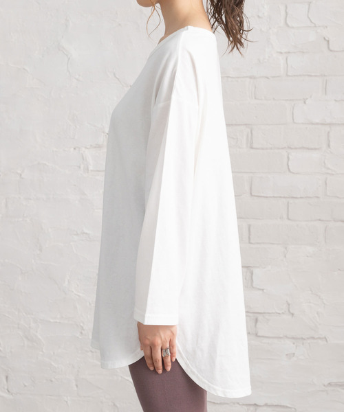 Newlyme（ニューリーミー）の「インナーロンＴ（Tシャツ/カットソー・レディース・ホワイト/ブラック・MEDIUM/LARGE/SMALL/X-LARGE）」の14枚目の写真