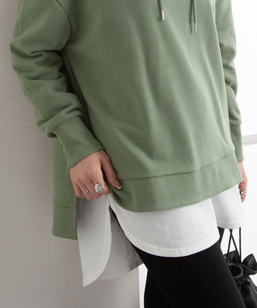 Newlyme（ニューリーミー）の「インナーロンＴ（Tシャツ/カットソー・レディース・ホワイト/ブラック・MEDIUM/LARGE/SMALL/X-LARGE）」の8枚目の写真