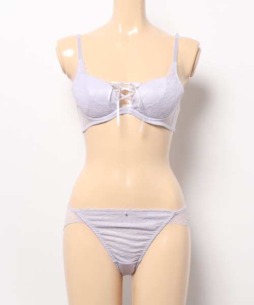 セール セクシーレースアップ ブラ ショーツセット ブラ ショーツ Absorle アブソール のファッション通販 Zozotown