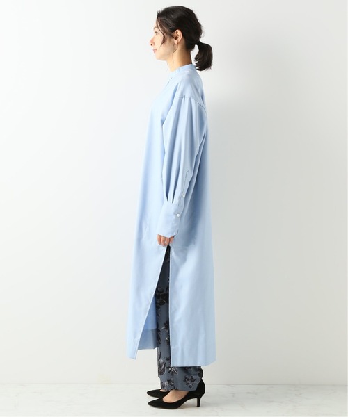 VERMEIL par iena（ヴェルメイユパーイエナ）の「高密度オックス ロングローブシャツ◆（シャツ/ブラウス・レディース・ホワイト/サックスブルー・FREE）」の11枚目の写真