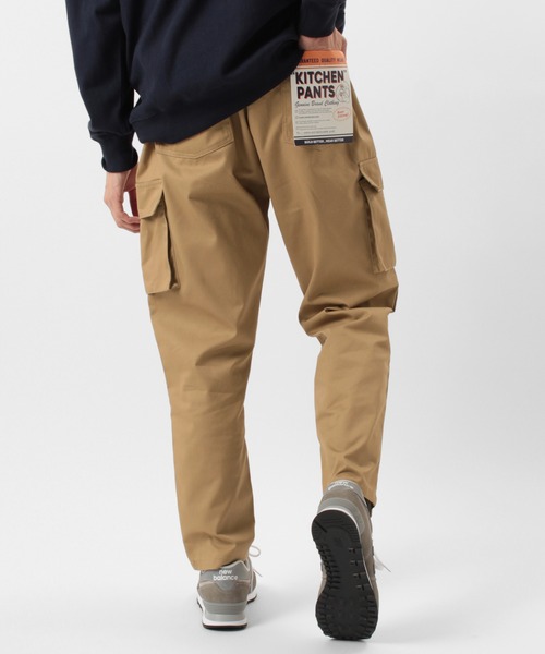 make a ray!(メイク ア レイ!)の「TCツイルシェフカーゴパンツ/キッチンカーゴパンツ/イージーパンツ/テーパードパンツ(カーゴパンツ・メンズ・カーキ/ベージュ・S/XL/L/M)」の15枚目の写真