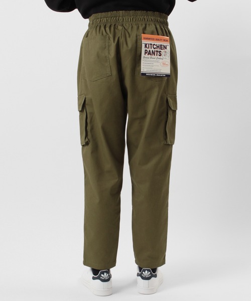 make a ray!(メイク ア レイ!)の「TCツイルシェフカーゴパンツ/キッチンカーゴパンツ/イージーパンツ/テーパードパンツ(カーゴパンツ・メンズ・カーキ/ベージュ・S/XL/L/M)」の7枚目の写真