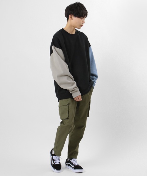 make a ray!(メイク ア レイ!)の「TCツイルシェフカーゴパンツ/キッチンカーゴパンツ/イージーパンツ/テーパードパンツ(カーゴパンツ・メンズ・カーキ/ベージュ・S/XL/L/M)」の20枚目の写真