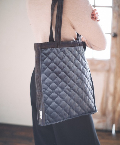 福袋安いいね半額ストア idem（イデム）の「idem Quilting Bag（トートバッグ Check バッグ