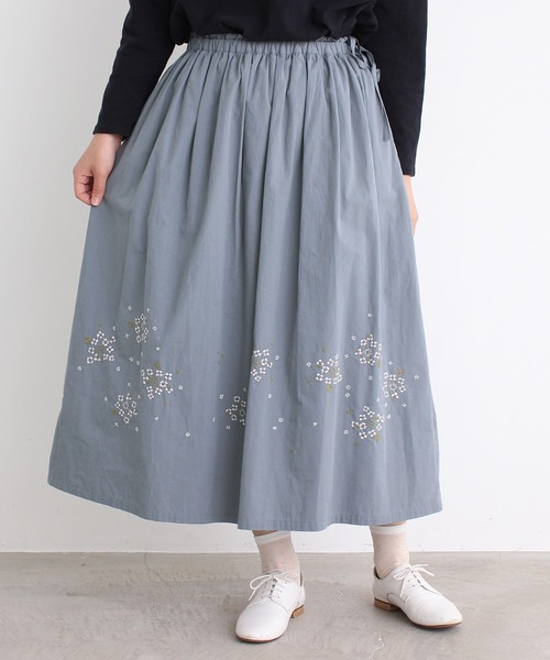 【新品タグ付き】chambre de charme TRプリーツスカート グレー 新品タグ付き】chambre de charme TRプリーツスカート グレー