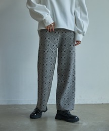 VACANCY（ヴァカンシー）の「ジャガード柄ニットワイドパンツ（その他パンツ）」