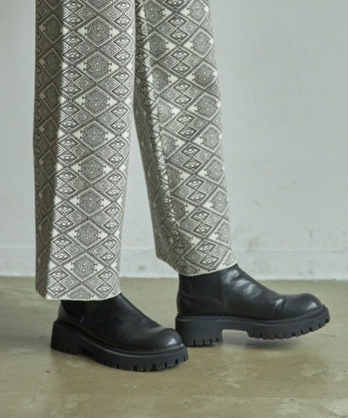 VACANCY（ヴァカンシー）の「ジャガード柄ニットワイドパンツ（その他パンツ・レディース・ブラック/グリーン/ナチュラル・FREE）」の21枚目の写真