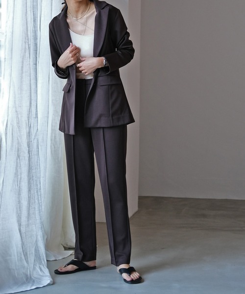 AKTE（アクテ）の「カップインランダムストラップキャミソール（キャミソール・レディース・ホワイト/ブラック/ベージュ/コーラルピンク・FREE）」の20枚目の写真