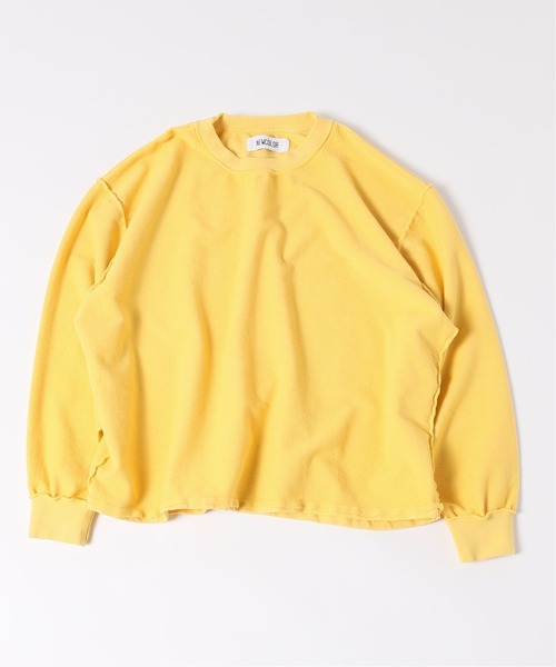 JOURNAL STANDARD relume（ジャーナルスタンダード　レリューム）の「INSIDE-OUT オーバーサイズ カラースウェット（スウェット・メンズ・ホワイト/ブラック/カーキ/ライトブルー/イエロー/オレンジ系その他・XX-LARGE）」の5枚目の写真