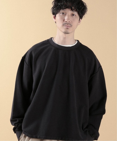 JOURNAL STANDARD relume（ジャーナルスタンダード　レリューム）の「INSIDE-OUT オーバーサイズ カラースウェット（スウェット・メンズ・ホワイト/ブラック/カーキ/ライトブルー/イエロー/オレンジ系その他・XX-LARGE）」の7枚目の写真