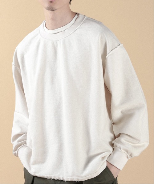 JOURNAL STANDARD relume（ジャーナルスタンダード　レリューム）の「INSIDE-OUT オーバーサイズ カラースウェット（スウェット・メンズ・ホワイト/ブラック/カーキ/ライトブルー/イエロー/オレンジ系その他・XX-LARGE）」の8枚目の写真