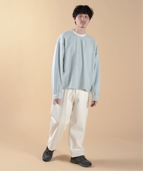 JOURNAL STANDARD relume（ジャーナルスタンダード　レリューム）の「INSIDE-OUT オーバーサイズ カラースウェット（スウェット・メンズ・ホワイト/ブラック/カーキ/ライトブルー/イエロー/オレンジ系その他・XX-LARGE）」の14枚目の写真