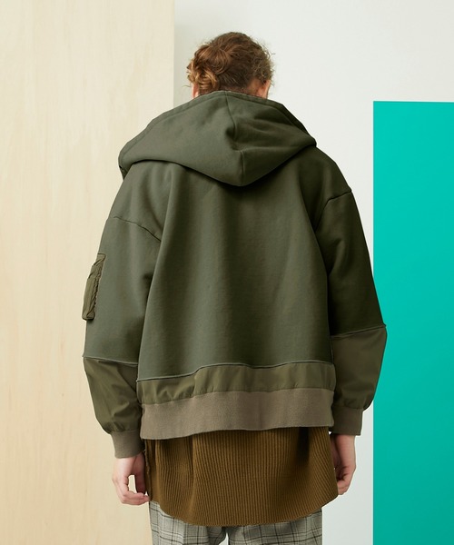 ドッキングジップアップパーカー（ブルゾン）｜UNITED TOKYO