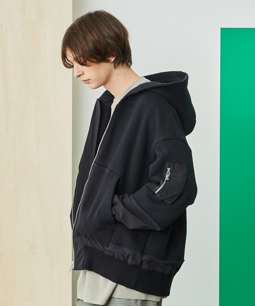 ドッキングジップアップパーカー（ブルゾン）｜UNITED TOKYO