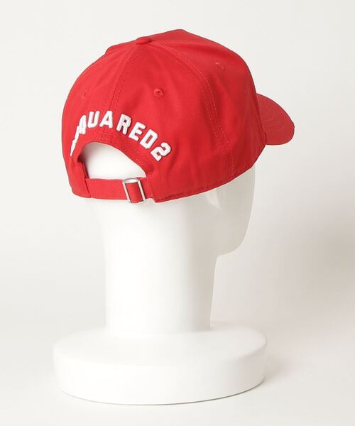 DSQUARED2（ディースクエアード）の「BASEBALL CAP /ICON /0211（キャップ・メンズ・レッド/ブラック×ホワイト/ブラック×ブラック・FREE）」の4枚目の写真
