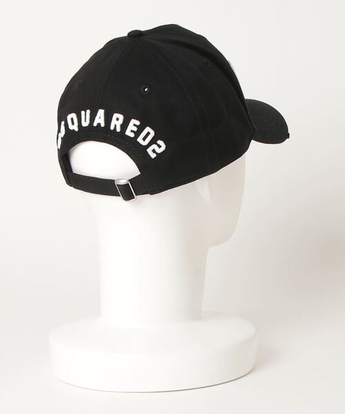 DSQUARED2（ディースクエアード）の「BASEBALL CAP /ICON /0211（キャップ・メンズ・レッド/ブラック×ホワイト/ブラック×ブラック・FREE）」の6枚目の写真