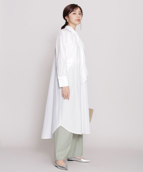 セール シルキータッチボータイワンピース 長袖 ワンピース Nano Universe ナノユニバース のファッション通販 Zozotown