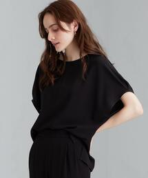 green label relaxing | CB トリアセテート バックサテン T ブラウス - BP(シャツ/ブラウス)