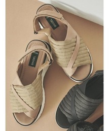 【emmi atelier】ONLINE限定emmi×SNIDELスニーカーソールサンダル